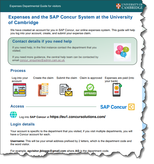 Editable guidance document